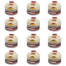 12 Cartuchos de Gás 230g com Válvula de Segurança - Guepardo Climber Gas 12 Cartuchos de Gás 230g com Válvula de Segurança - Guepardo Climber Gas