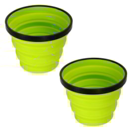 2 Canecas X-Mug Colapsável 480ml Verde para Atividades Outdoor Sea to Summit 2 Canecas X-Mug Colapsável 480ml Verde para Atividades Outdoor Sea to Summit