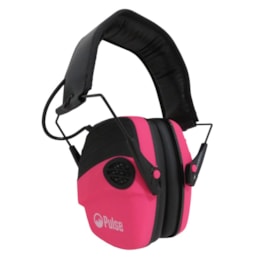 Abafador de Som Eletrônico para Tiro Esportivo Pulse com Entrada P2 Rosa Abafador de Som Eletrônico para Tiro Esportivo Pulse com Entrada P2 Rosa