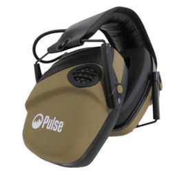 Abafador de Som Eletrônico para Tiro Esportivo Pulse com Entrada P2 TAN Abafador de Som Eletrônico para Tiro Esportivo Pulse com Entrada P2 TAN