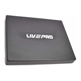 Almofada de Equilíbrio Balance Pad Liveup LP8360 para Treino Funcional Preto