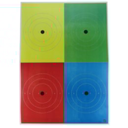 Alvo De Papel Airsoft SMS 4 Cores 46 X 62cm Alvo De Papel Airsoft SMS 4 Cores 46 X 62cm