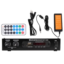 Amplificador 40W RMS Hayonik Compact 400 com Bluetooth Amplificador 40W RMS Hayonik Compact 400 com Bluetooth