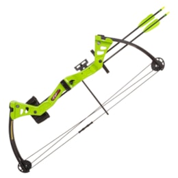 Arco Composto Man Kung Besra 19 até 25 Libras Verde com Aljava e Flechas Arco Composto Man Kung Besra 19 até 25 Libras Verde com Aljava e Flechas