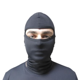 Balaclava Militar Touca Ninja Fox Boy Preto em Poliamida Balaclava Militar Touca Ninja Fox Boy Preto em Poliamida