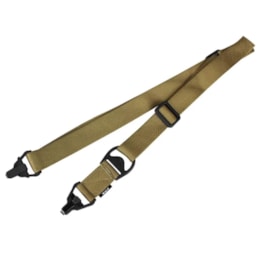 Bandoleira Tática FMA TB-756 1 ou 2 Pontas Ajustável em Nylon Tan Bandoleira Tática FMA TB-756 1 ou 2 Pontas Ajustável em Nylon Tan
