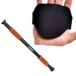 Barra para Porta Ajustável 65cm a 95cm LiveUP e Luva Sliper G em EVA Torian Barra para Porta Ajustável 65cm a 95cm LiveUP e Luva Sliper G em EVA Torian