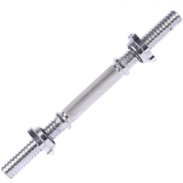Barra Reta Liveup LS2201 40cm 28mm com 2 Porcas Estrela para Musculação Barra Reta Liveup LS2201 40cm 28mm com 2 Porcas Estrela para Musculação