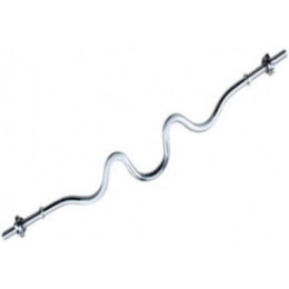 Barra Super W com Rosca para Exercícios de Musculação 28mm - LIVEUP LS2260 Barra Super W com Rosca para Exercícios de Musculação 28mm - LIVEUP LS2260