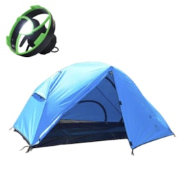 Barraca 1 Pessoa Azteq Delatite + Mini Ventilador com LED para Barraca Nautika Barraca 1 Pessoa Azteq Delatite + Mini Ventilador com LED para Barraca Nautika