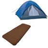 Barraca de Camping Nautika Fox até 3 Pessoas + Colchão Inflável Solteiro Soft Sleep Guepardo
