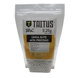 BBs Esferas Plásticas Taitus SRC 0.20g Calibre 6mm 4000 Unidades BBs Esferas Plásticas Taitus SRC 0.20g Calibre 6mm 4000 Unidades