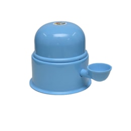 Bebedouro Semi-automático 1,4L Pet Raças Pequenas Vida Mansa Alumínio Azul Bebê Bebedouro Semi-automático 1,4L Pet Raças Pequenas Vida Mansa Alumínio Azul Bebê