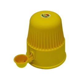 Bebedouro Semi-automático 2 L Pet Raças Pequenas Vida Mansa Polipropileno PS12 Amarelo