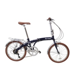 Bicicleta Dobravel Aro 20" 6 Velocidades Shimano Quadro em Aço Durban Eco+ Azul Bicicleta Dobravel Aro 20" 6 Velocidades Shimano Quadro em Aço Durban Eco+ Azul