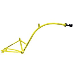 Bike Caroninha Quadro de Reboque Aro 20 Amarelo