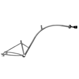 Bike Caroninha Quadro de Reboque Aro 20 Cinza Bike Caroninha Quadro de Reboque Aro 20 Cinza