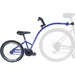 Bike Caroninha Quadro de Reboque Aro 20 Completo Azul Bike Caroninha Quadro de Reboque Aro 20 Completo Azul