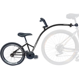 Bike Caroninha Quadro de Reboque Aro 20 Completo Preto Bike Caroninha Quadro de Reboque Aro 20 Completo Preto