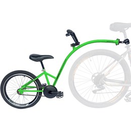 Bike Caroninha Quadro de Reboque Aro 20 Completo Verde