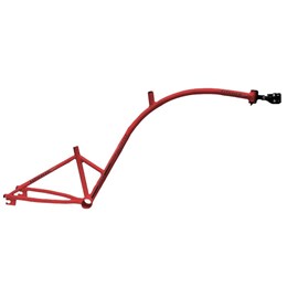 Bike Caroninha Quadro de Reboque Aro 20 Vermelho