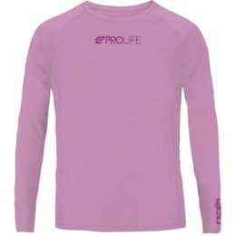 Blusa Manga Longa Repelente de Insetos Infantil UV 50+ Prolife Rosa Blusa Manga Longa Repelente de Insetos Infantil UV 50+ Prolife Rosa