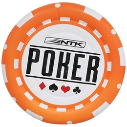 Boia Ficha Nautika Poker Chip para 2 Pessoas Laranja
