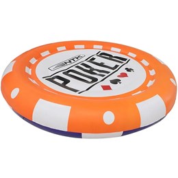 Boia Ficha Nautika Poker Chip para 2 Pessoas Laranja