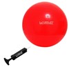 Bola Suíça para Pilates 45 CM Premium Vermelha - Liveup LS3222 45 PR com Bomba