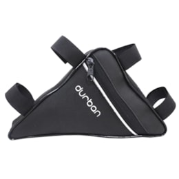Bolsa de Quadro Bike Durban Frame 600ml Preto com Tira Refletiva Bolsa de Quadro Bike Durban Frame 600ml Preto com Tira Refletiva