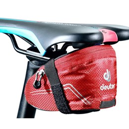 Bolsa de Selim Mochila para Bicicleta 0,8 Litros com Etiqueta Refletiva Vermelho - Deuter Bike Bag I