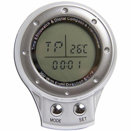 Bússola com Relógio, Cronômetro e Termômetro Digital Vivitar VIV-DC40