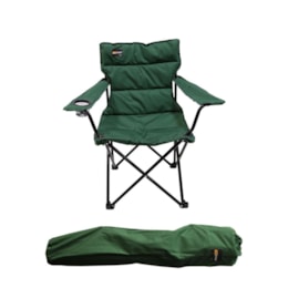 Cadeira Dobrável Boni com Porta Copo Verde - Nautika Cadeira Dobrável Boni com Porta Copo Verde - Nautika