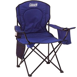 Cadeira Dobrável com Cooler Térmico e Porta Copo Azul - Coleman