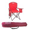 Cadeira Dobrável com Cooler Térmico e Porta Copo - Coleman-Vermelho