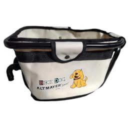 Cadeirinha Cestinha Altmayer AL59BE Bike Dog para Bicicleta Bege Cadeirinha Cestinha Altmayer AL59BE Bike Dog para Bicicleta Bege