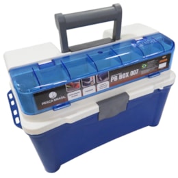Caixa para Pesca com 3 Estojos Pesca Brasil PB BOX 007 Azul Caixa para Pesca com 3 Estojos Pesca Brasil PB BOX 007 Azul
