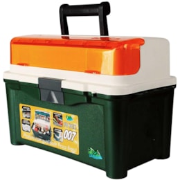 Caixa para Pesca com 3 Estojos Pesca Brasil PB BOX 007 Verde Caixa para Pesca com 3 Estojos Pesca Brasil PB BOX 007 Verde