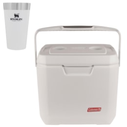 Caixa Térmica 26,5L Marine Coleman + Copo Térmico de Cerveja 473ml Stanley Caixa Térmica 26,5L Marine Coleman + Copo Térmico de Cerveja 473ml Stanley