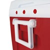 Caixa Térmica Cooler 75 Litros Mor Para 110 Latas 350ml, Com Alças Laterais, Porta Copos e Divisória - Vermelha