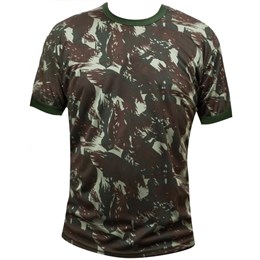Camiseta Camuflada Delta Padrão Exército Brasileiro Dry Fit