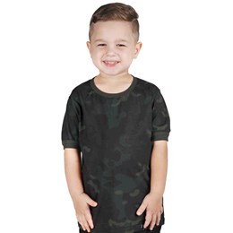 Camiseta Infantil Bélica Soldier Multicam Black