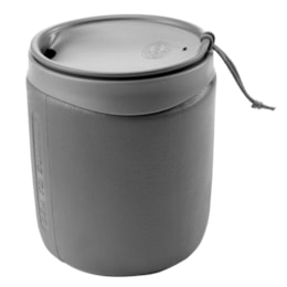 Caneca Delta Insulmug Cinza com Isolamento Térmico - Sea to Summit 803250 Caneca Delta Insulmug Cinza com Isolamento Térmico - Sea to Summit 803250