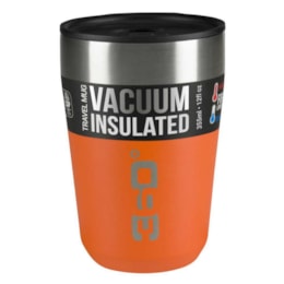 Caneca Térmica 360 Degrees Travel Mug Regular Isolamento a Vácuo 355ml Laranja Caneca Térmica 360 Degrees Travel Mug Regular Isolamento a Vácuo 355ml Laranja