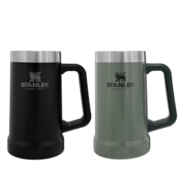 Caneca Térmica 709 ml Hammertone Green + Caneca Térmica 709 ml Preta Stanley Caneca Térmica 709 ml Hammertone Green + Caneca Térmica 709 ml Preta Stanley