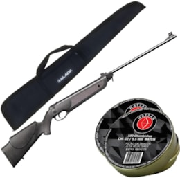 Carabina de Pressão Rossi Nova Dione 2017 5.5mm 656 fps + 200 Chumbinhos + Capa Carabina de Pressão Rossi Nova Dione 2017 5.5mm 656 fps + 200 Chumbinhos + Capa