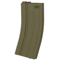 Carregador Magazine Airsoft M4/M16 Mid Cap 120R TAN 120 BBs King Arms Carregador Magazine Airsoft M4/M16 Mid Cap 120R TAN 120 BBs King Arms