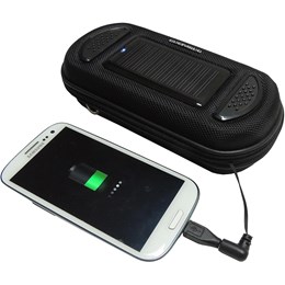 Carregador Portátil Case para Smartphones com Speaker 6W AUX Solar Speaker - Guepardo AS0202
