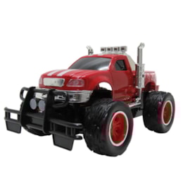 Carrinho Controle Remoto Com Bateria Recarregável Vermelho Carrinho Controle Remoto Com Bateria Recarregável Vermelho
