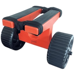 Carrinho para Caiaque Caiaker Laranja Suporta até 50Kg Carrinho para Caiaque Caiaker Laranja Suporta até 50Kg